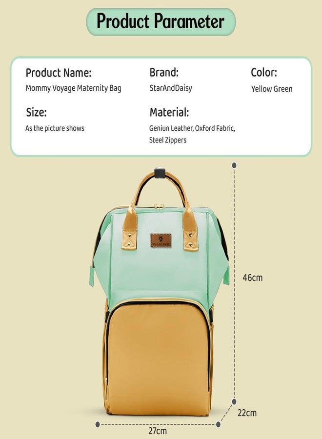 StarAndDaisy Diaper Bag for Mothers for Travel – 27L Lightweight Waterproof Leatherite Diaper Bag/Baby Bag for Mother Travel with 15 Multi-Purpose Pockets & Quick Access Diaper Pocket - Image 5