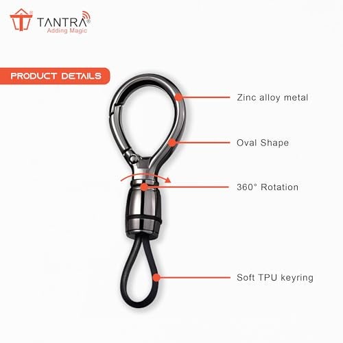 TANTRA Premium Car Keys Keychain - Durable Metal Keyring, Stylish & Functional Key Holder for Cars, Bike Keychain - Image 4