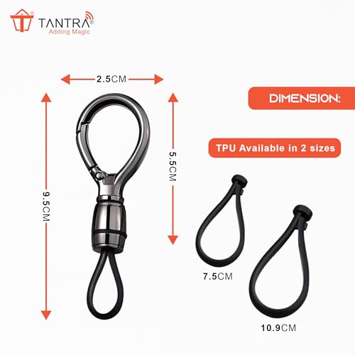 TANTRA Premium Car Keys Keychain - Durable Metal Keyring, Stylish & Functional Key Holder for Cars, Bike Keychain - Image 3