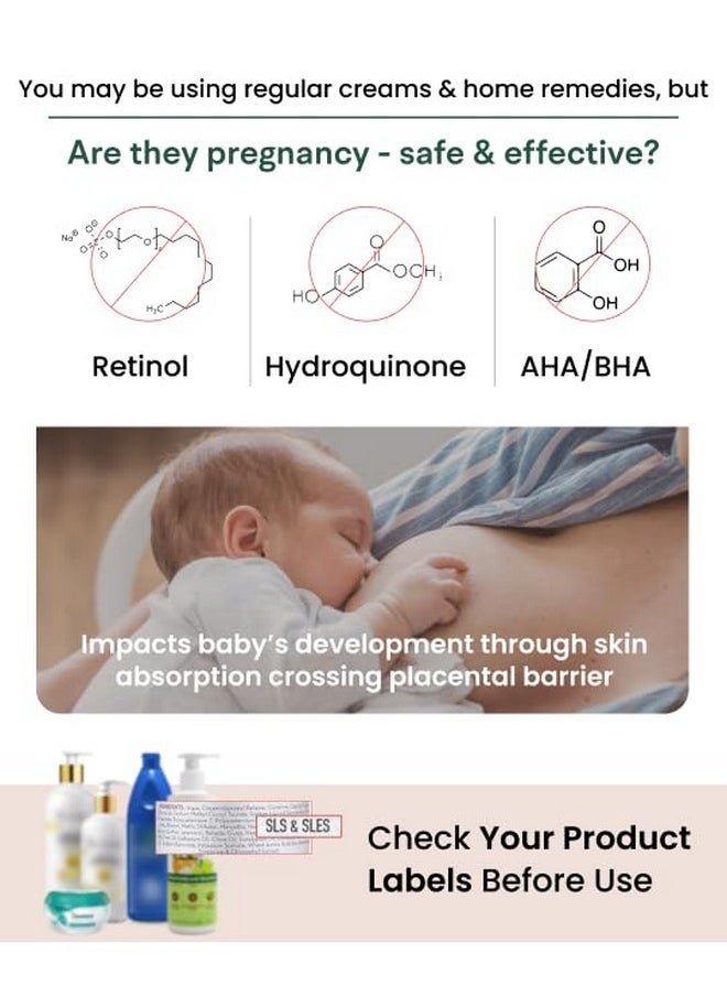 Healofy Naturals Healofy Stretch Marks Cream For Pregnancy & Post-Delivery Complete Care Kit | Advanced Stretch Mark Removal Cream | Reduces Stretch Marks & Scars |Visible Results In 28 Days | Hydrates, Heals & Rejuvenates Skin | Safe Oil & Butter Blend (Shea, Cocoa, Jojoba, Coconut) | Best Stretch Mark Prevention During Pregnancy & Post-Delivery - Pack Of 2  - Image 5