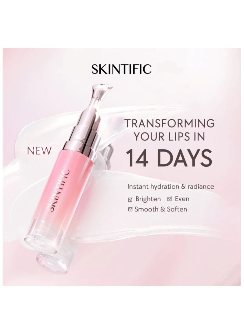SKINTIFIC Peptide Brightening Lip Serum Brighten Even and Smoothen Lip Balm lip mask lip treatment  - Image 1