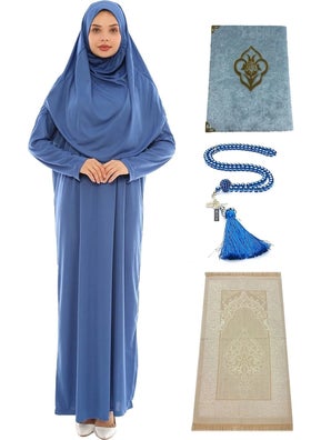 Medipek Prayer Dress, Prayer Rug, Pearl Prayer Beads Set 