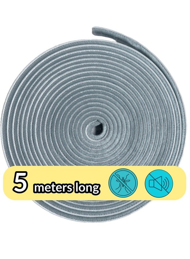 HOMESTAR Self Adhesive Seal Strip Foam Weather Stripping for Doors and Windows Soundproof Adhesive Foam Window Insulation Door Bottom Seal Silicone Self Adhesive Weather Stripping Soundproof Foam Tape - Image 1