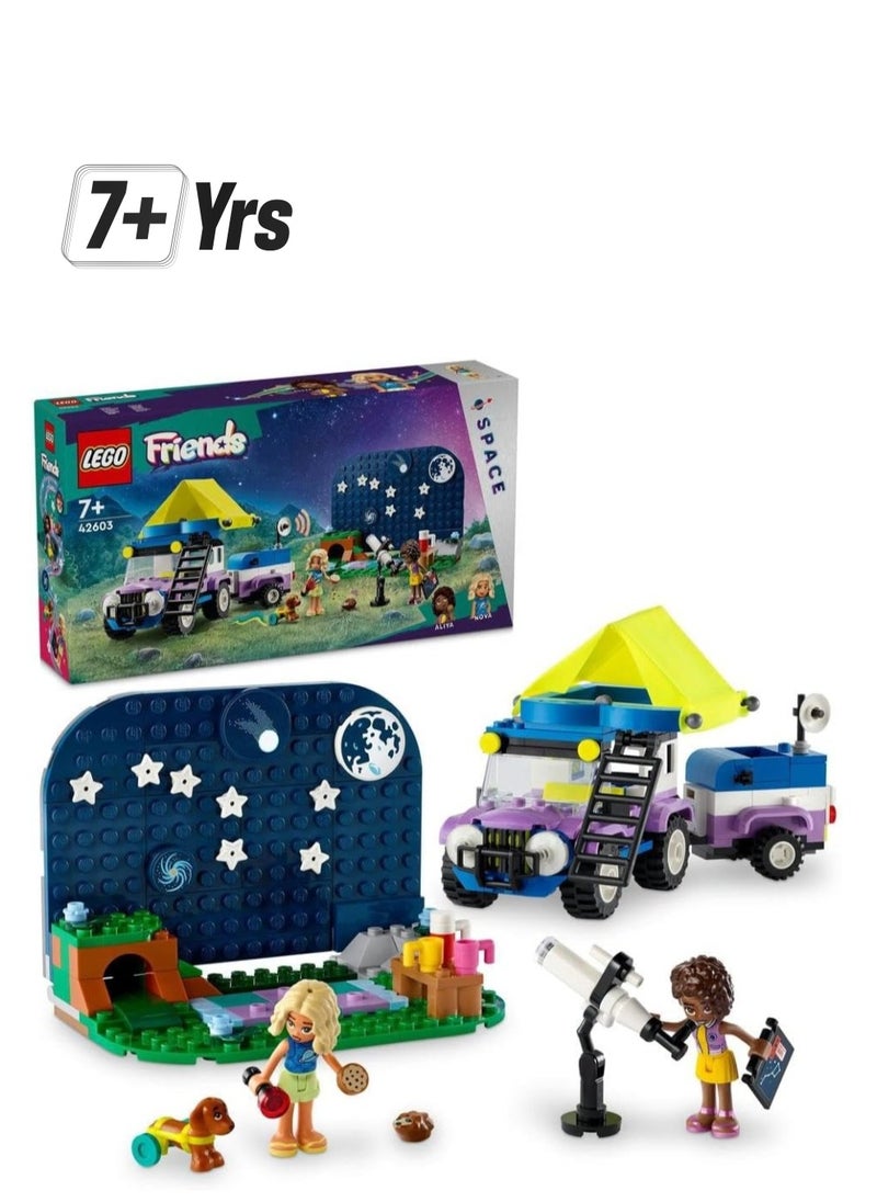 LEGO Lego Friends Stargazing Camping Vehicle 42603 Building Blocks Toy Car Set (364 Pieces)  - Image 1