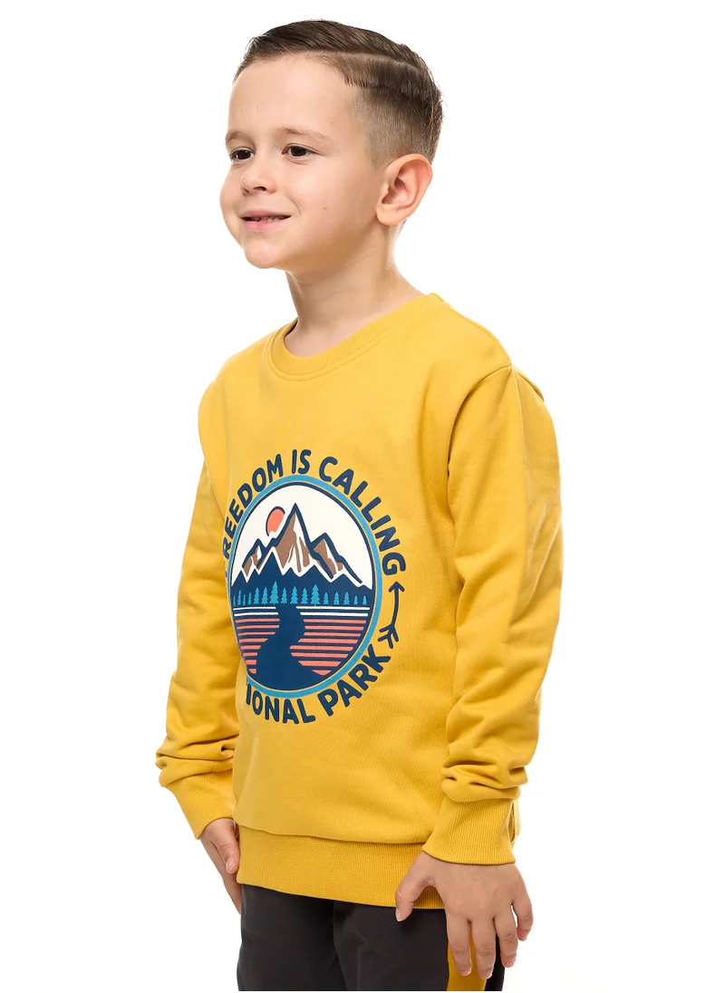 victor and jane Boys' Graphic Sweatshirt