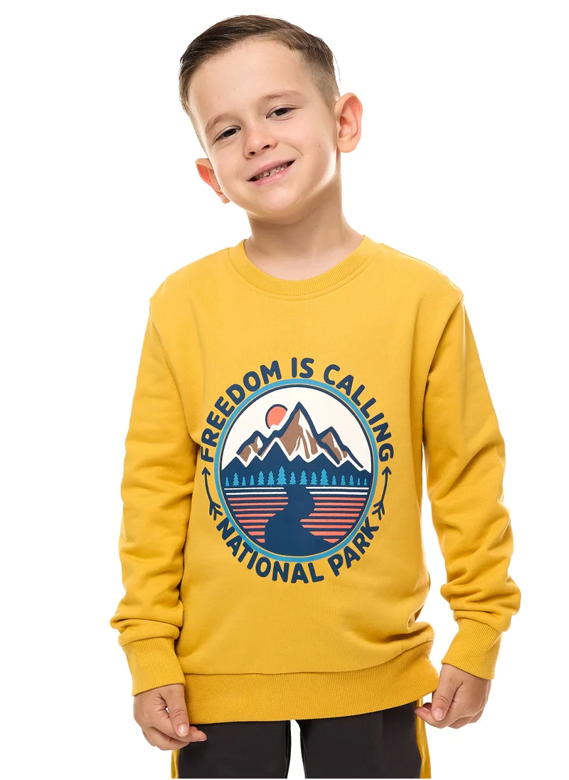 victor and jane Boys' Graphic Sweatshirt