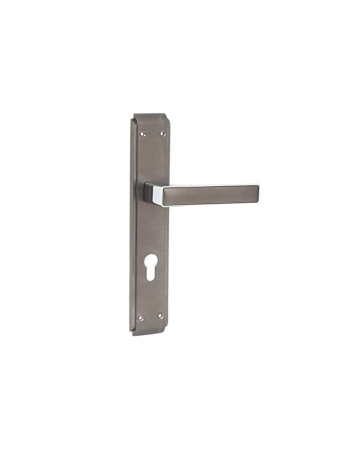 ROBUSTLINE Door Handle | Zinc Material | Blackish Silver Color | Robustline  - Image 2