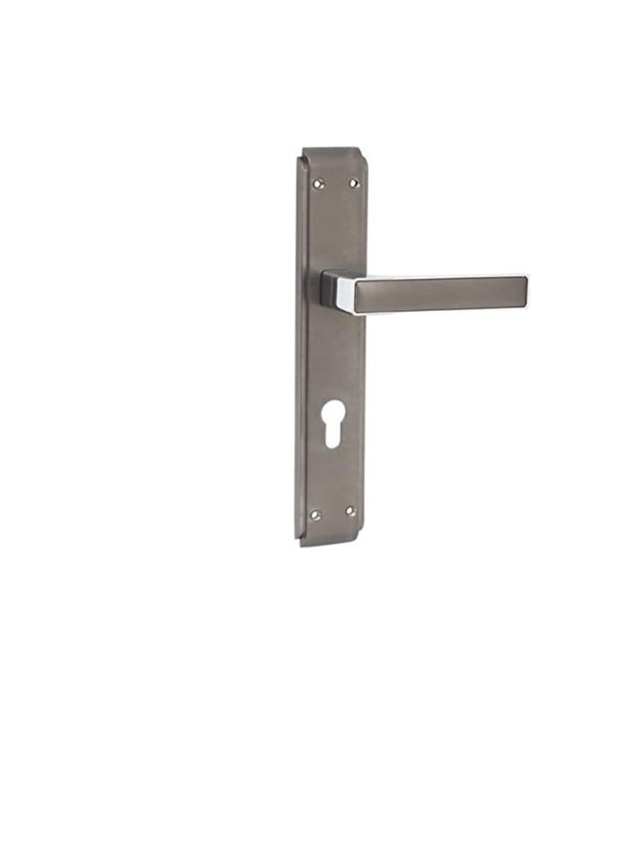 ROBUSTLINE Door Handle | Zinc Material | Blackish Silver Color | Robustline  - Image 3