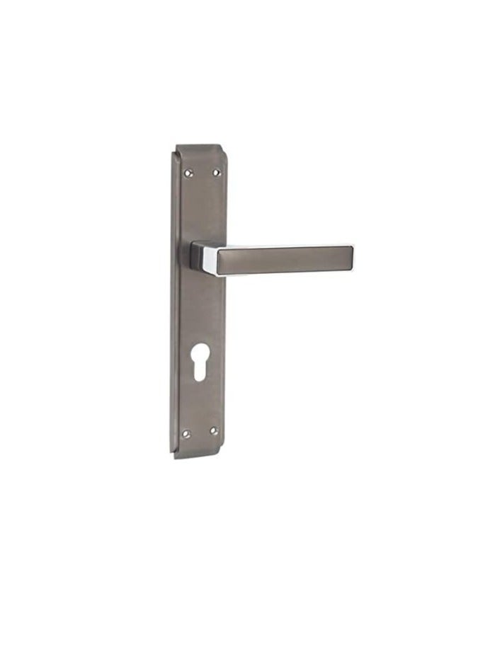 ROBUSTLINE Door Handle | Zinc Material | Blackish Silver Color | Robustline  - Image 1