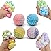 Dhjrefhhd 1Pcs Colored Soft Grape Mesh Pressure Balls Squeeze Change Color Balls Prop Tool Stress Relieve Sensory Squishy Balls Hand Exercise Bouncy Balls Purple or Randomly Color - Image 2