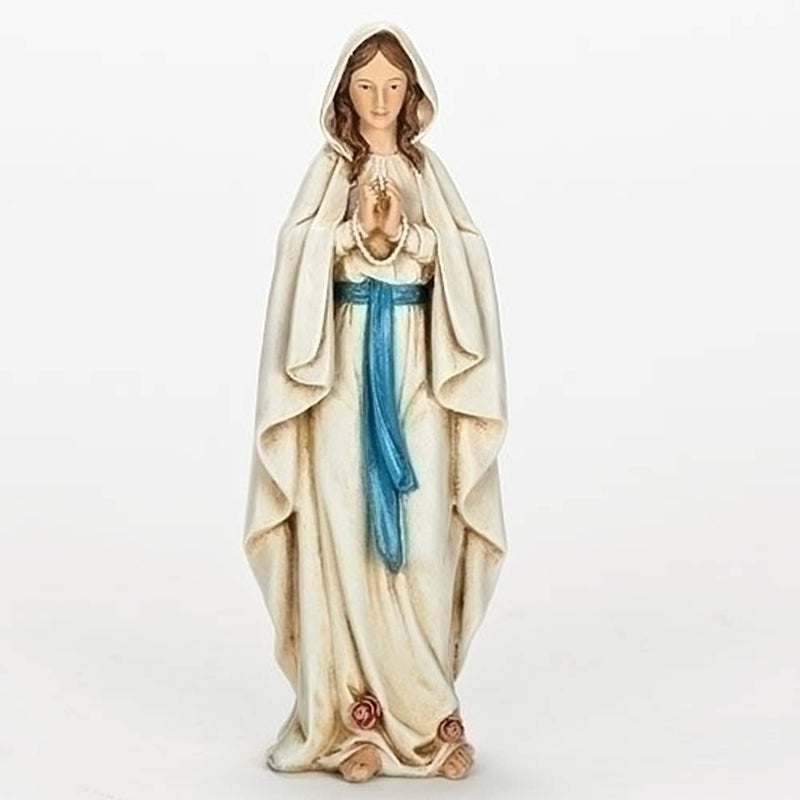 Roman Joseph's Studio by Roman Inc.  Our Lady of Lourdes  Renaissance Collection  Religious Statue  Holy Family  Memorial  Angel  Patron Saint  Garden D?cor (6x2x1) - Image 1