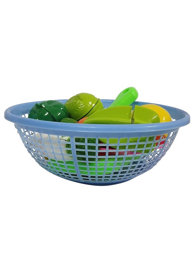 Kids Mandi Slice & Play Vegetable Set | Interactive Pretend Play Toy with Realistic Sliceable Vegetables | Cutting Food for Kids - 12pcs - Image 2