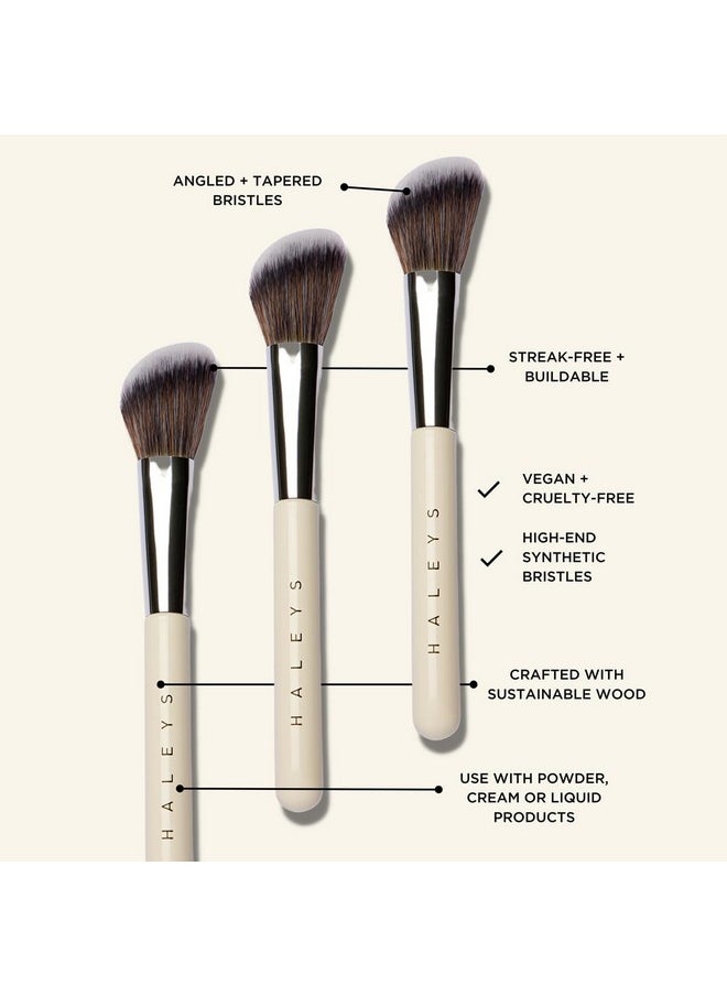 Brilliant Contour Makeup Brush Angled & Tapered With Fluffy Bristles Ideal For Powder Cream Or Liquid Blush Contour Or Bronzer Application Sustainable Wood & Highend Synthetic Bristles - pzsku/Z5F4D66AF30BC6EE022A3Z/45/_/1710088681/82927aef-1c9c-4920-bbcd-316d226ed908