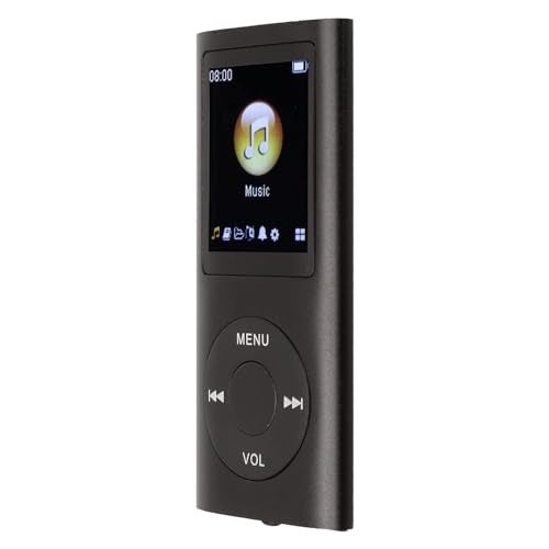 Sorandy MP3 Player, Player with 1.8in LCD Screen Mini USB Port, Slim Classic Digital Voice Recorder with FM Radio, Speaker Lossless Sound, Supports Up to 64GB, Earphones Included (Black) - Image 5