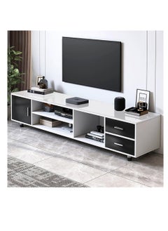 CityRiya-Long TV Stand, Modern TV Cabinet, Simple TV Cabinet Stand, Morden TV Table for TV, Small Apartment Mini Floor Cabinet, Background Storage Cabinet（DSG015-140*30*40cm）  - Image 1