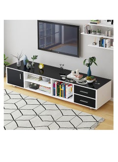 CityRiya-Long TV Stand, Modern TV Cabinet, Simple TV Cabinet Stand, Morden TV Table for TV, Small Apartment Mini Floor Cabinet, Background Storage Cabinet（DSG015-140*30*40cm）  - Image 3
