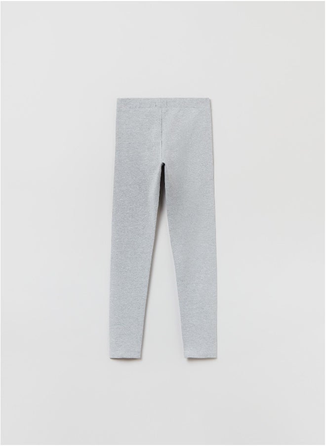 او في اس - OVS Leggings With Printed Lettering - Image 1