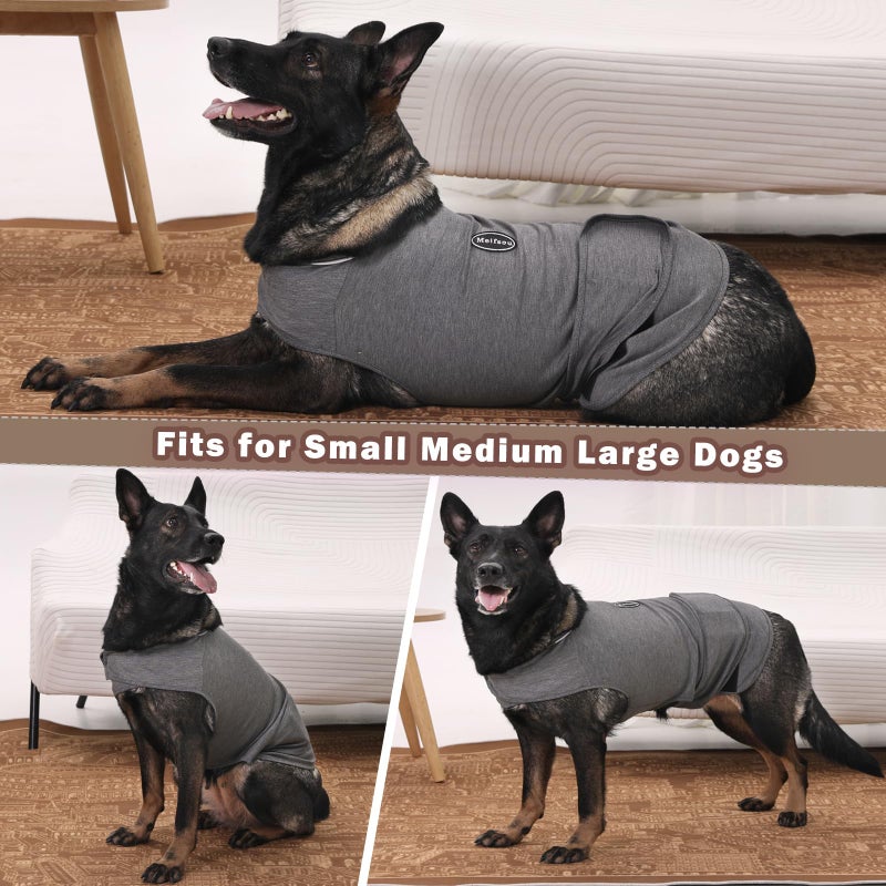 Meifsou Dog Anxiety Vest, Skin-Friendly Thunder Jacket for Dogs, Dog Calming Shirt for Thunder, Fireworks, Vet Visits and Separation - Keep Pet Calm Without Medicine & Training, Anti Anxiety for Dogs - Image 5