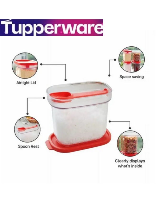 Tupperware Original transparent  Refrigerator, Kitchen, Office, Home Dry Storage - Umami - 500ml - Set of 2 pcs with 2 spoons - Image 3