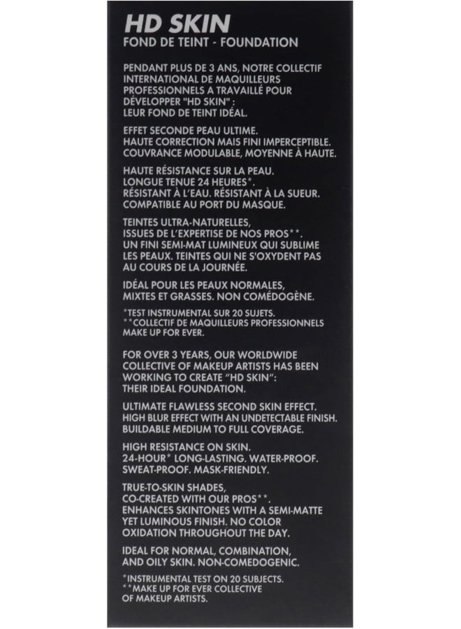 Make Up For Ever HD Skin Foundation 2Y30 Warm Sand 30ml - Image 5