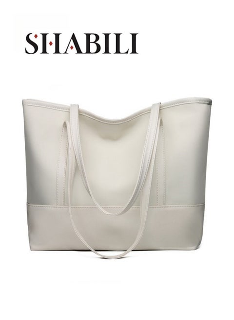 Women's Large Capacity Shopping Bag, Ladies Zipper Closure Handbag Tote Bags Clutch Bag, Daily Commuting Shoulder Bag Side Bag Carry Bag Satchel Bags College Bag for Girls and College Students