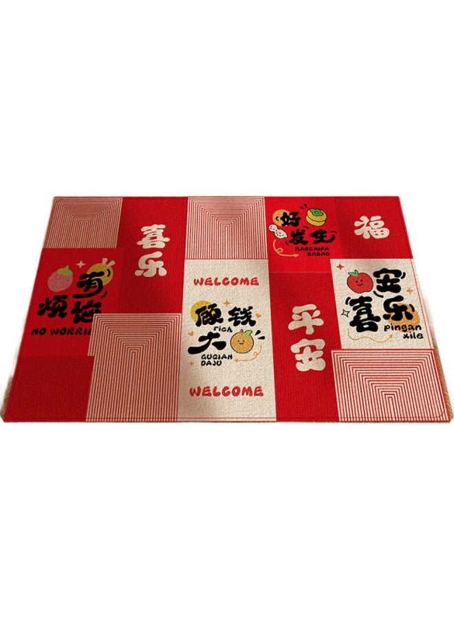 Yishang Entrance Door Mat, Large Doorway Foot Mat, Indoor Door Mat, Outdoor Luxury Entrance Mat, Housewarming Non-Slip Foyer Carpet - Image 2