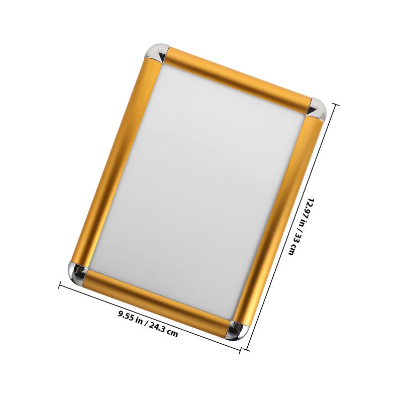 Aluminum Alloy Snap Frame, Secure Poster Display with Round Corners, Modern Decor Solution - Image 2