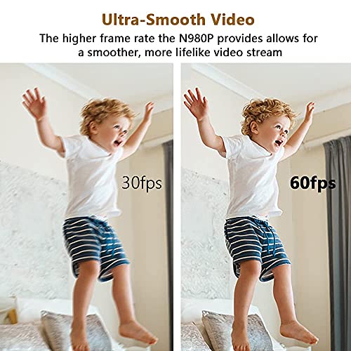 NexiGo N980P 1080P 60FPS Webcam with Microphone and Software Control, USB Computer Camera, Built-in Dual Noise Reduction Mics, 120° Wide-Angle for Zoom/Skype/FaceTime/Teams, PC Mac Laptop Desktop - Image 3