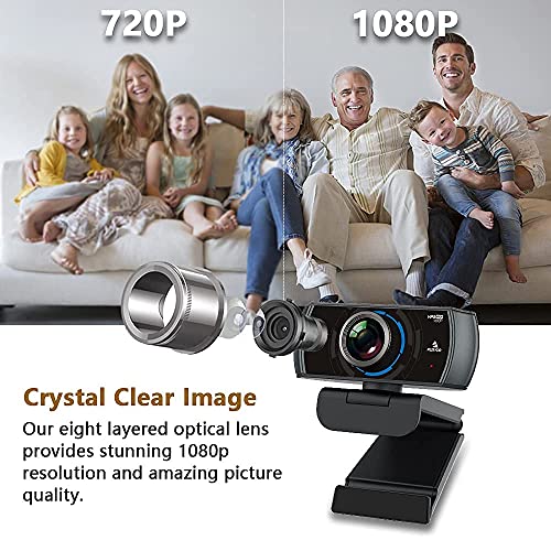 NexiGo N980P 1080P 60FPS Webcam with Microphone and Software Control, USB Computer Camera, Built-in Dual Noise Reduction Mics, 120° Wide-Angle for Zoom/Skype/FaceTime/Teams, PC Mac Laptop Desktop - Image 4