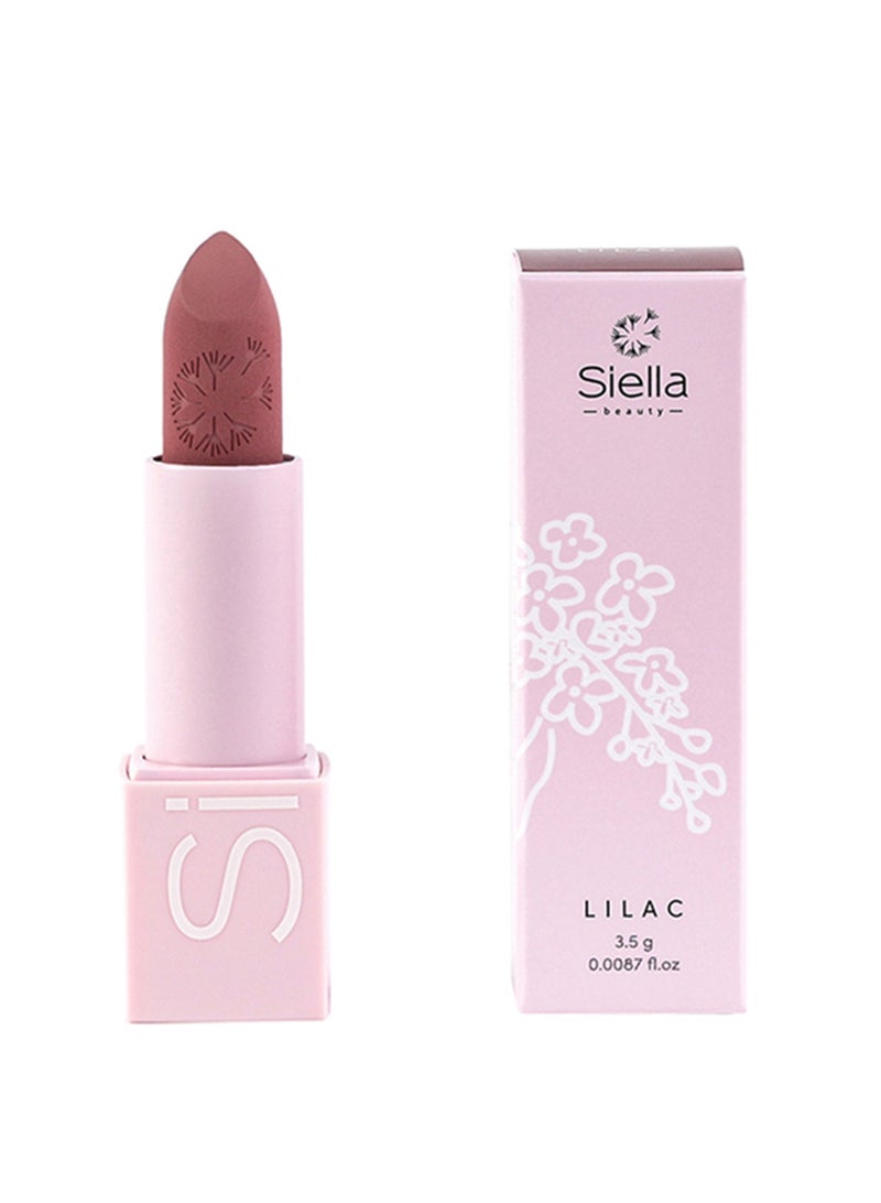 Siella Beauty Lilac Flower Power Matte Lipstick,Upto 10hr Long Lasting Lipstick, Made In Italy - Image 2