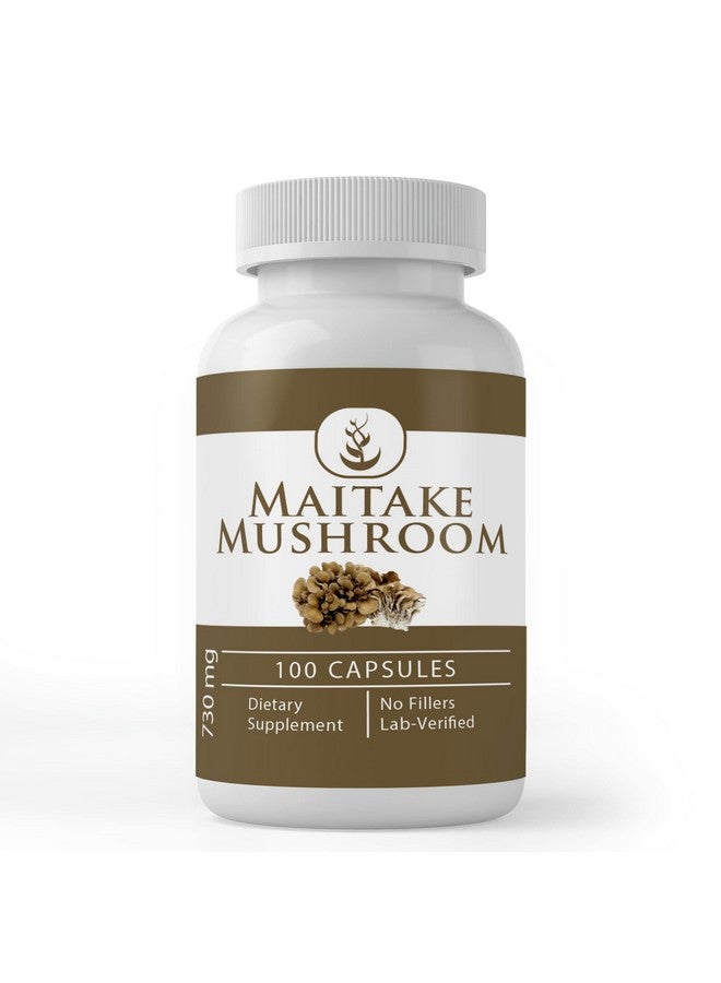 Pure Organic Ingredients Pure Original Ingredients Maitake Mushroom Extract (100 Capsules) Always Pure No Additives Or Fillers Lab Verified - Image 1