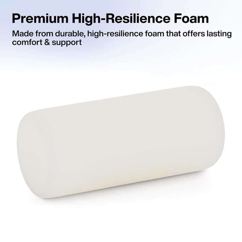 FOVERA Lumbar Support Roll for Back Pain Relief Versatile Cushion for Office Car and Travel with Adjustable Strap Provides Ideal Lumbar Back Support Posture Correction Regular - Image 3