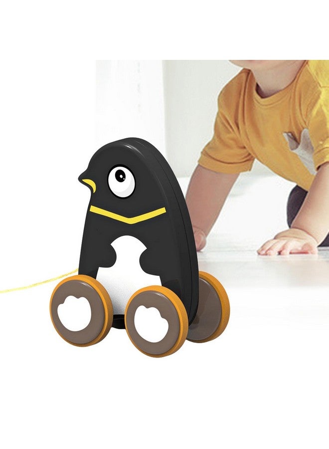 كريرين ألعاب KRIREEN Penguin للأطفال - ألعاب طيور البطريق القابلة للسحب، ألعاب الأطفال الزاحفة، ألعاب التنمية المبكرة للأطفال، ألعاب المشي للأطفال الصغار، الأطفال، الأولاد، البنات (متعدد الألوان) (بطريق) - Image 3