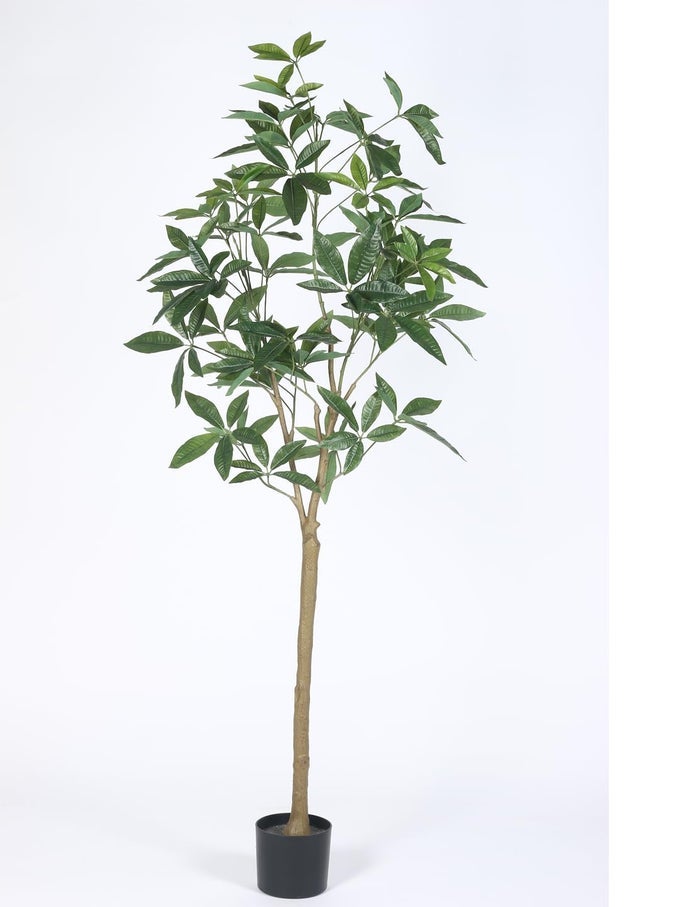 DECORATIVE ARTIFICIAL 6 FT ARTIFICIAL FICUS SILK TREE POTTED PLANT FOR HOME GARDEN OUTDOOR INDOOR DECORATION 180 CM TALL