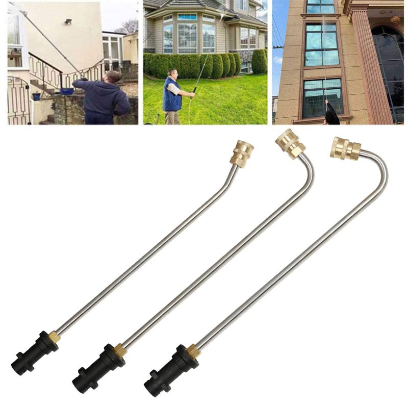 Pressure Washer Extension Wand 4000PSI Premium Stainless Steel - Durable Rust-resistant Easy To Attach Pressure Washer Gutter Cleaner Attachment for Hard-to-Reach Areas Compatible With Karcher K2-K7 M - Image 5