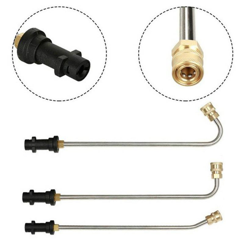 Pressure Washer Extension Wand 4000PSI Premium Stainless Steel - Durable Rust-resistant Easy To Attach Pressure Washer Gutter Cleaner Attachment for Hard-to-Reach Areas Compatible With Karcher K2-K7 M - Image 3