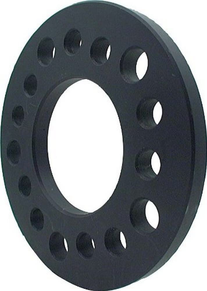Allstar Performance ALL44121 Wheel Spacer 5 x 450475500 in Bolt Pattern 12 in Thick Aluminum Black Anodize Each