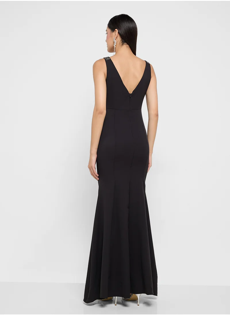 جينجر بوتيك Bow Detail Dress