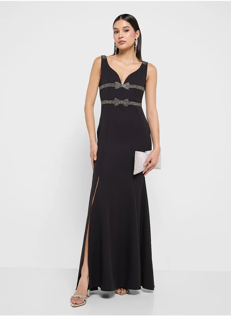 جينجر بوتيك Bow Detail Dress