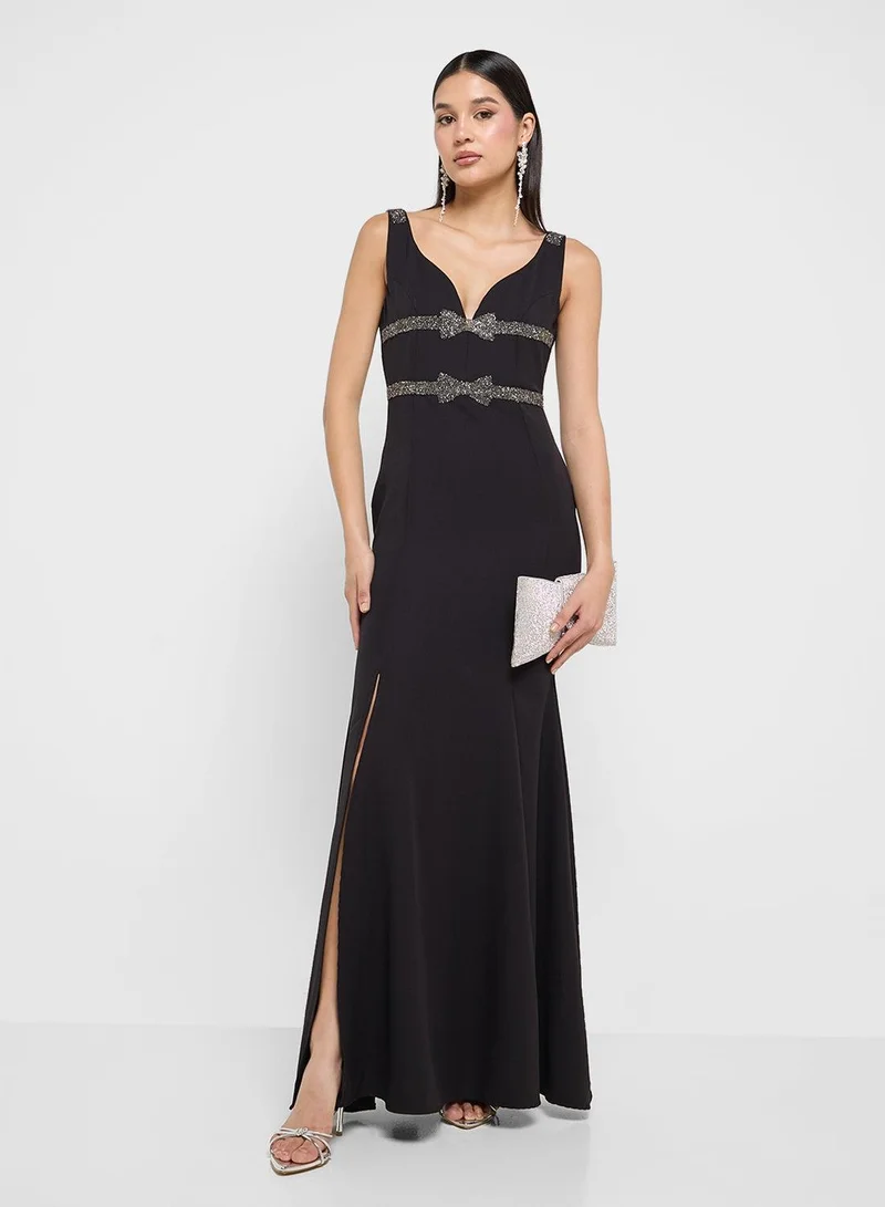 Ginger Boutique Bow Detail Dress