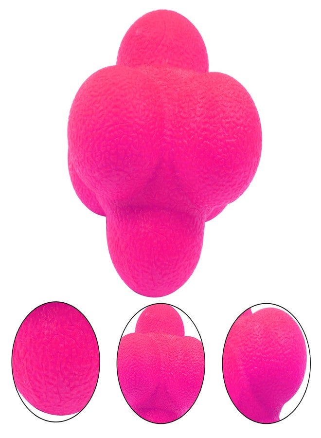 Coufce 2 Pack Reaction Balls Agility Training Ball Hand Eye Coordination Training Sports Reaction Speed Multiside Reaction Ball（Pink and Purple） - Image 3