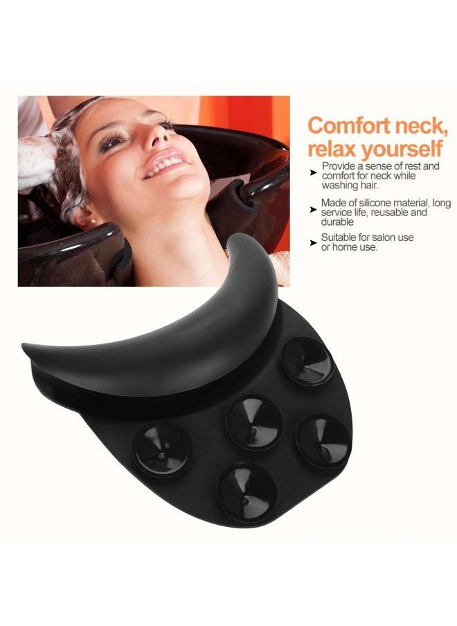 DEWIN Salon Neck Rest Cushion, Hair Washing Silicone Neck Support Rest Cushion, Neck Pillow for Sink Salon Spa Shampoo Bowl Gripper  - Image 4