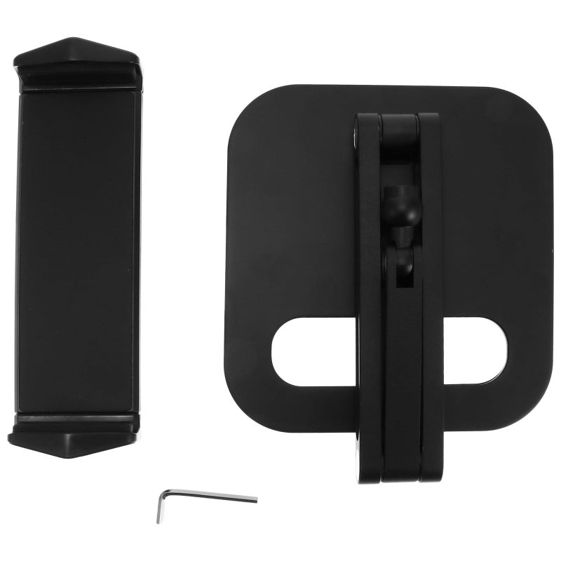 Adjustable Desktop Phone Stand Foldable Tablet Holder Portable Dual Use Stable Base Black - Image 2