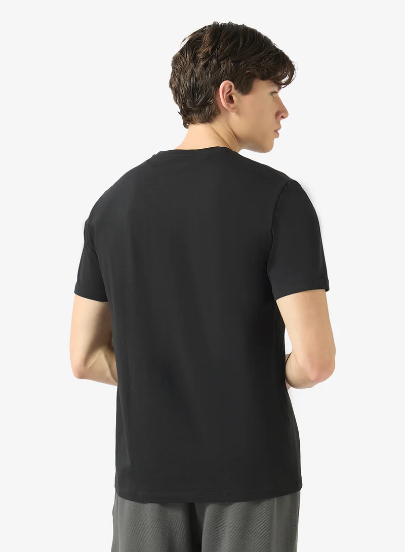 امبوريو ارماني Logo Crew Neck T-Shirt