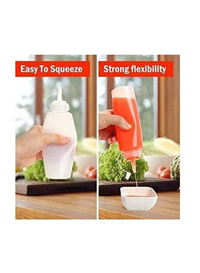 pass pass Plastic Empty Refillable Dispenser for Sauce Oil Ketchup Capacity Of 500ml (Pack of 3) - Image 2