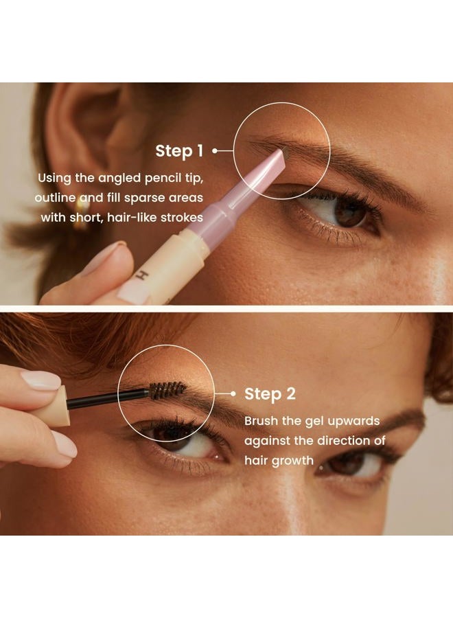 JOAH Brow Down To Me Dual Brow Pencil and Gel, Ash Brown - Image 4