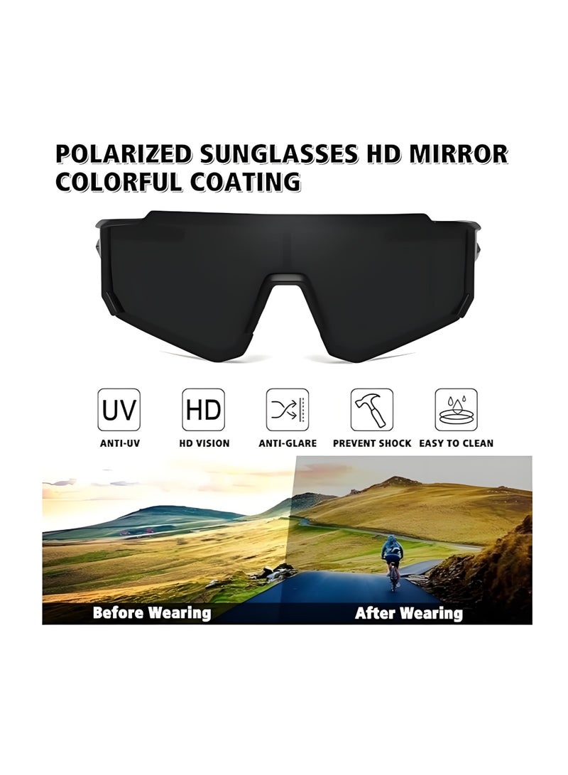 أمنية عظيمة نظارات شمسية رياضية مستقطبة للرجال والنساء، مناسبة للقيادة وصيد الأسماك وركوب الدراجات الجبلية، مع حماية من الأشعة فوق البنفسجية 400. - Image 3