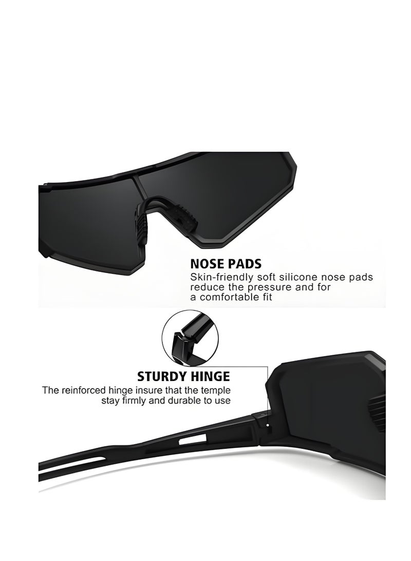 أمنية عظيمة نظارات شمسية رياضية مستقطبة للرجال والنساء، مناسبة للقيادة وصيد الأسماك وركوب الدراجات الجبلية، مع حماية من الأشعة فوق البنفسجية 400. - Image 5