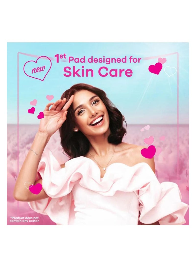 Always Cotton Skin Love Sanitary Pads 10 Large Thick Pads - Image 2
