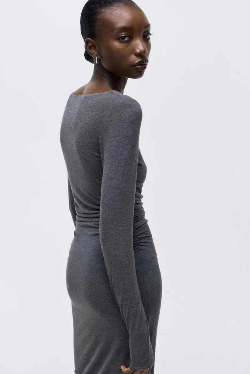 H&M Draped bodycon dress